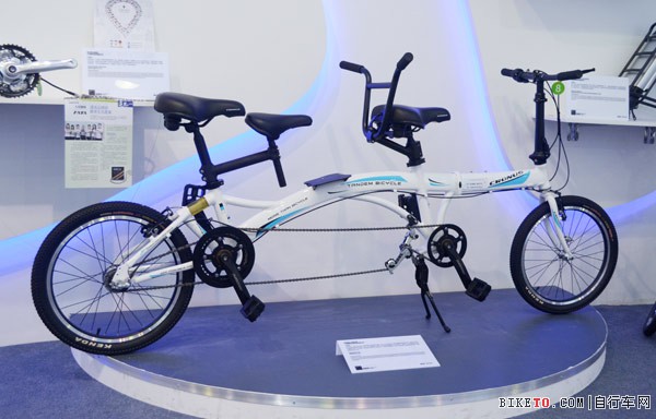 凯路仕 可折叠双人骑自行车