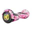 德国palor保利隆智能儿童平衡车成年两轮电动平衡车体感平行车6-8-12小学生小孩双轮思维车玩具车 8吋迷粉（含蓝牙-四维灯-护具）安全认证369