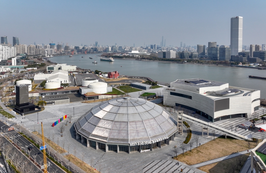 浦东滨江自行车道_上海滨江骑行路线_浦西徐汇滨江艺文骑行