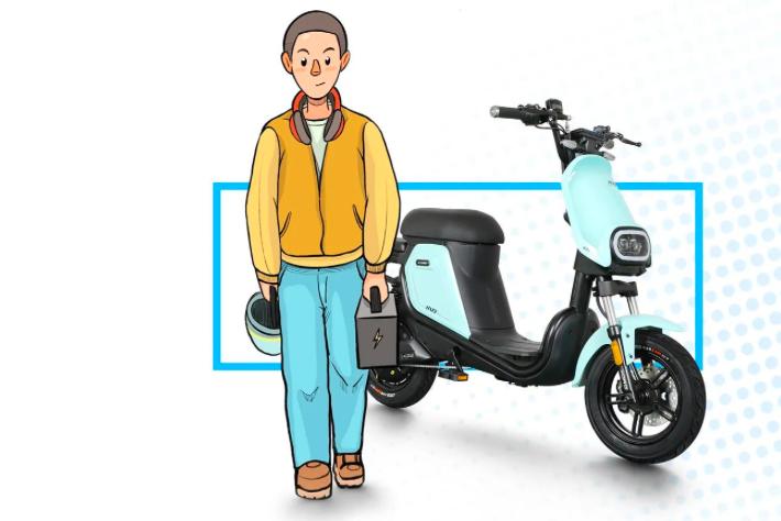 爱玛小爱科幻外观_电动自行车新国标车型_雅迪 博世电机