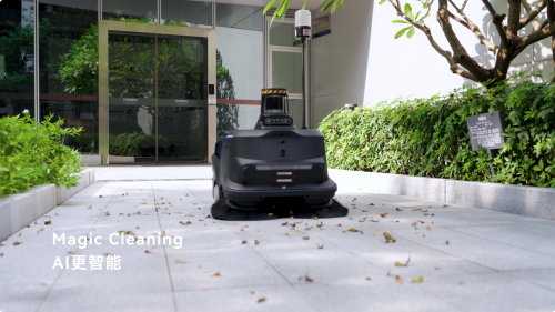 3D感知AI扫地机器人PUDU MT1 Max_普渡机器人半户外场景清洁解决方案_智能扫地机器人 平衡扭扭车
