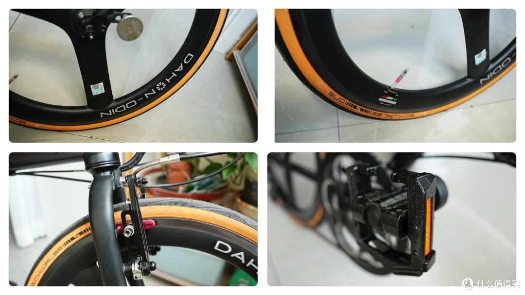 大行P8折叠车改装_T700碳纤维轮组_山地车v刹装置